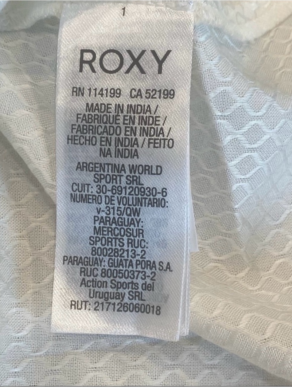 Roxy White V-Neck Spaghetti Strap Sundress - Picture 9 of 12